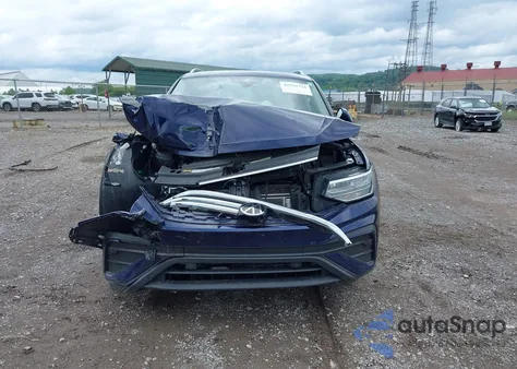 2022 Volkswagen Tiguan Se z USA, uszkodzony, nr VIN 3VV2B7AX2NM174360